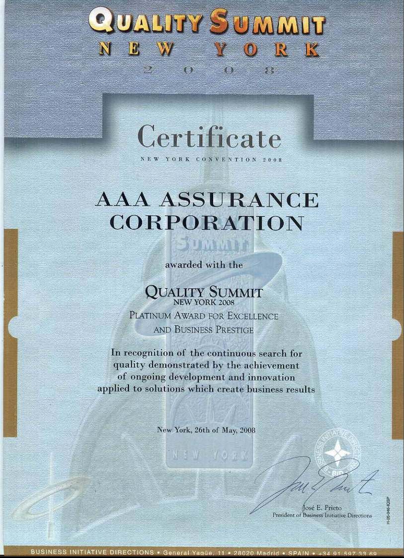 Quality Summit New York 2008